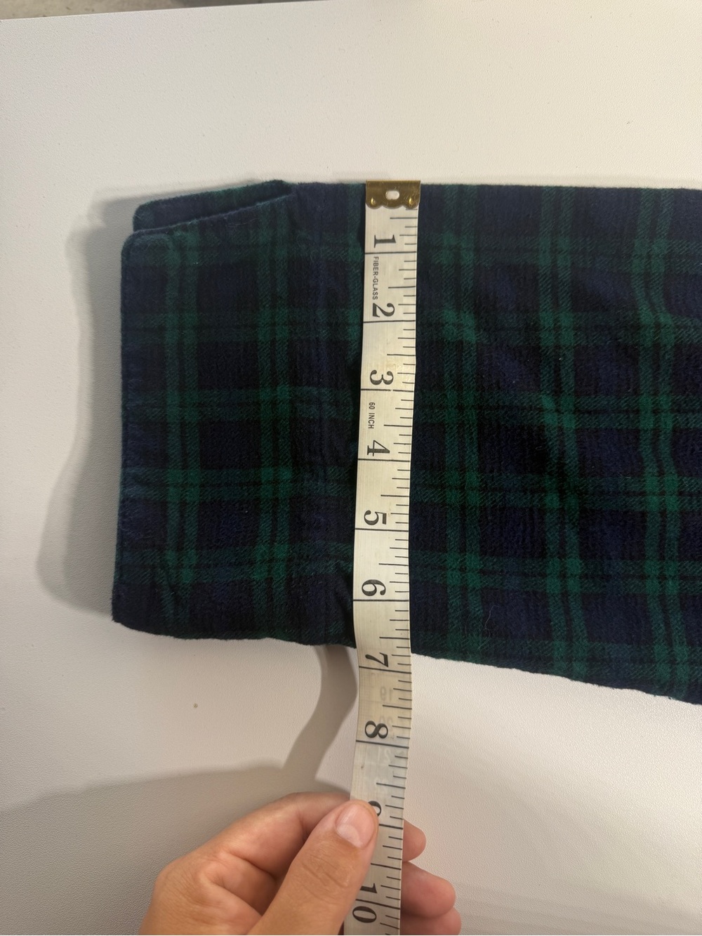 Vermont Country Store 1X Plaid Flannel Shirt Dress Cotton Tiered Pockets Blue - Picture 13 of 13
